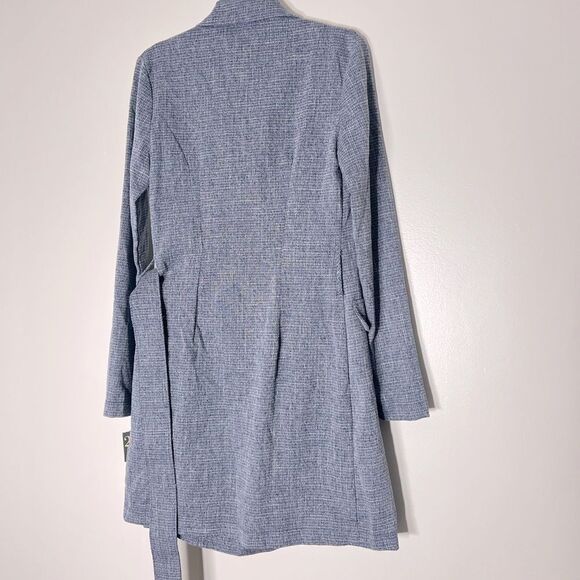 NWT CITY STUDIOS Juniors' 2-Piece Belted Jacket & Dress Set blue size 1 - Picture 12 of 13